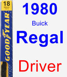 Driver Wiper Blade for 1980 Buick Regal - Premium