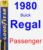 Passenger Wiper Blade for 1980 Buick Regal - Premium