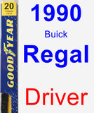 Driver Wiper Blade for 1990 Buick Regal - Premium