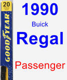 Passenger Wiper Blade for 1990 Buick Regal - Premium
