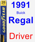 Driver Wiper Blade for 1991 Buick Regal - Premium