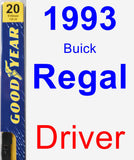 Driver Wiper Blade for 1993 Buick Regal - Premium