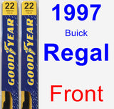 Front Wiper Blade Pack for 1997 Buick Regal - Premium
