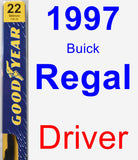 Driver Wiper Blade for 1997 Buick Regal - Premium