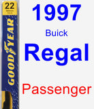 Passenger Wiper Blade for 1997 Buick Regal - Premium
