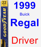 Driver Wiper Blade for 1999 Buick Regal - Premium