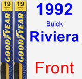 Front Wiper Blade Pack for 1992 Buick Riviera - Premium