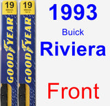 Front Wiper Blade Pack for 1993 Buick Riviera - Premium