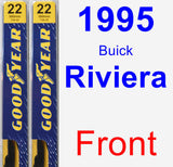 Front Wiper Blade Pack for 1995 Buick Riviera - Premium