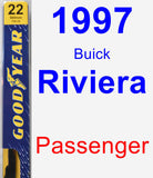 Passenger Wiper Blade for 1997 Buick Riviera - Premium
