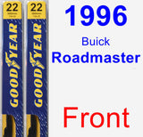 Front Wiper Blade Pack for 1996 Buick Roadmaster - Premium