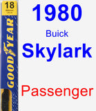 Passenger Wiper Blade for 1980 Buick Skylark - Premium