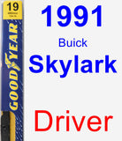 Driver Wiper Blade for 1991 Buick Skylark - Premium