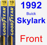 Front Wiper Blade Pack for 1992 Buick Skylark - Premium