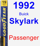 Passenger Wiper Blade for 1992 Buick Skylark - Premium
