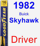Driver Wiper Blade for 1982 Buick Skyhawk - Premium