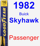 Passenger Wiper Blade for 1982 Buick Skyhawk - Premium