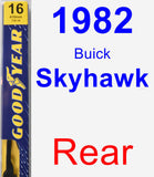 Rear Wiper Blade for 1982 Buick Skyhawk - Premium