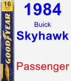Passenger Wiper Blade for 1984 Buick Skyhawk - Premium