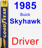 Driver Wiper Blade for 1985 Buick Skyhawk - Premium