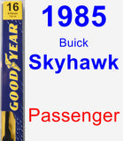 Passenger Wiper Blade for 1985 Buick Skyhawk - Premium