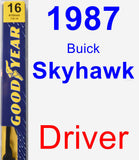 Driver Wiper Blade for 1987 Buick Skyhawk - Premium