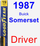 Driver Wiper Blade for 1987 Buick Somerset - Premium