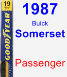 Passenger Wiper Blade for 1987 Buick Somerset - Premium