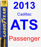 Passenger Wiper Blade for 2013 Cadillac ATS - Premium