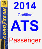 Passenger Wiper Blade for 2014 Cadillac ATS - Premium