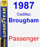 Passenger Wiper Blade for 1987 Cadillac Brougham - Premium