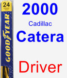 Driver Wiper Blade for 2000 Cadillac Catera - Premium
