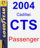 Passenger Wiper Blade for 2004 Cadillac CTS - Premium