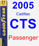 Passenger Wiper Blade for 2005 Cadillac CTS - Premium