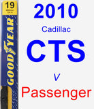 Passenger Wiper Blade for 2010 Cadillac CTS - Premium