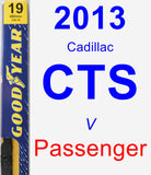 Passenger Wiper Blade for 2013 Cadillac CTS - Premium