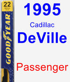 Passenger Wiper Blade for 1995 Cadillac DeVille - Premium