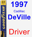 Driver Wiper Blade for 1997 Cadillac DeVille - Premium