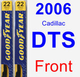 Front Wiper Blade Pack for 2006 Cadillac DTS - Premium