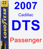Passenger Wiper Blade for 2007 Cadillac DTS - Premium