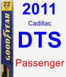 Passenger Wiper Blade for 2011 Cadillac DTS - Premium