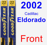 Front Wiper Blade Pack for 2002 Cadillac Eldorado - Premium