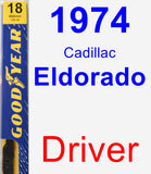 Driver Wiper Blade for 1974 Cadillac Eldorado - Premium