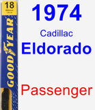 Passenger Wiper Blade for 1974 Cadillac Eldorado - Premium