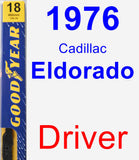 Driver Wiper Blade for 1976 Cadillac Eldorado - Premium