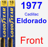 Front Wiper Blade Pack for 1977 Cadillac Eldorado - Premium
