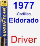 Driver Wiper Blade for 1977 Cadillac Eldorado - Premium