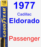 Passenger Wiper Blade for 1977 Cadillac Eldorado - Premium
