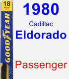 Passenger Wiper Blade for 1980 Cadillac Eldorado - Premium