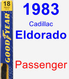 Passenger Wiper Blade for 1983 Cadillac Eldorado - Premium
